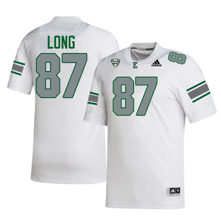 #87 Joshua Long Eastern Michigan Jersey,Eastern Michigan University Eagles Football Jersey-White